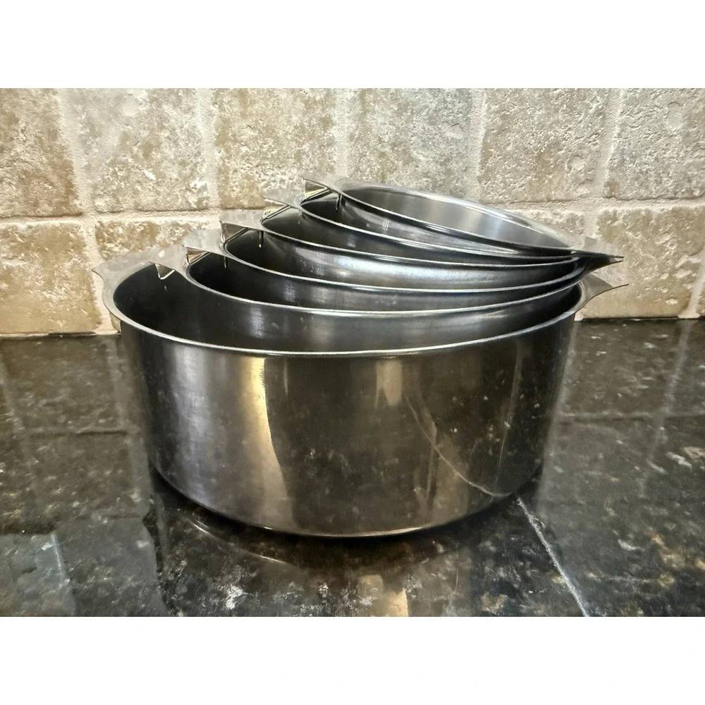 VTG 8 Piece Set of LETANG REMY Triplinox 18-10 Stainless Cookware France